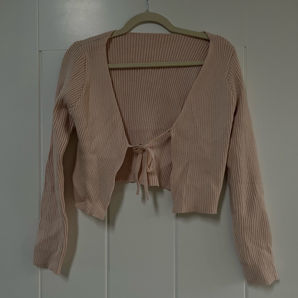 Tie Up Knit Top
